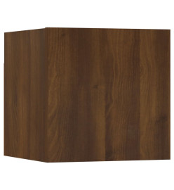 Ensemble de meubles TV 6 pcs Chêne marron Bois d'ingénierie