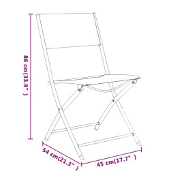 Ensemble de salle à manger de jardin 7 pcs Gris et noir