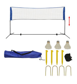 Filet de badminton avec volants 300 x 155 cm