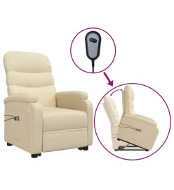 Fauteuil de massage Crème Tissu