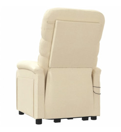 Fauteuil de massage Crème Tissu