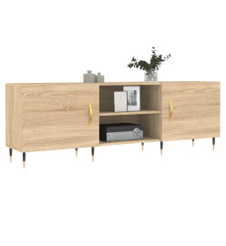 Meuble TV chêne sonoma 150x30x50 cm bois d'ingénierie