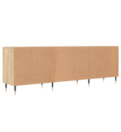 Meuble TV chêne sonoma 150x30x50 cm bois d'ingénierie