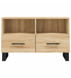 Meuble TV Chêne sonoma 80x36x50 cm Bois d'ingénierie