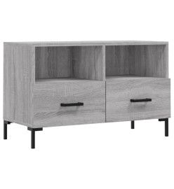 Meuble TV Sonoma gris 80x36x50 cm Bois d'ingénierie