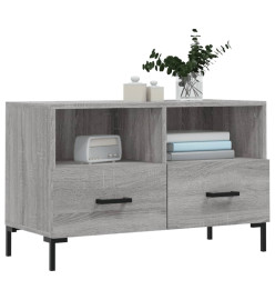 Meuble TV Sonoma gris 80x36x50 cm Bois d'ingénierie