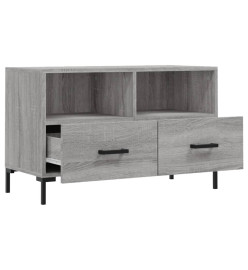 Meuble TV Sonoma gris 80x36x50 cm Bois d'ingénierie