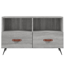 Meuble TV Sonoma gris 80x36x50 cm Bois d'ingénierie