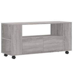 Meuble TV sonoma gris 102x34,5x43 cm bois d'ingénierie