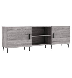 Meuble TV sonoma gris 150x30x50 cm bois d'ingénierie