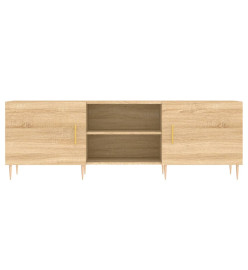 Meuble TV chêne sonoma 150x30x50 cm bois d'ingénierie