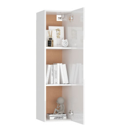 Ensemble de meubles TV 8 pcs Blanc brillant Aggloméré