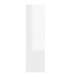 Meuble TV Blanc brillant 30,5x30x110 cm Aggloméré