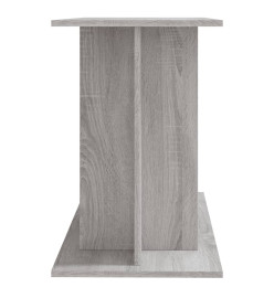 Support pour aquarium sonoma gris 100x40x60cm bois d'ingénierie