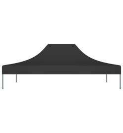 Toit de tente de réception 4,5x3 m Noir 270 g/m²