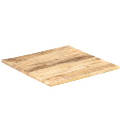 Dessus de table Bois de manguier solide 25-27 mm 60x60 cm