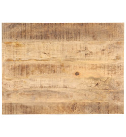 Dessus de table Bois de manguier solide 25-27 mm 80x60 cm