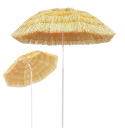 Parasol de plage Naturel 180 cm Style hawaïen