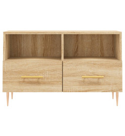 Meuble TV Chêne sonoma 80x36x50 cm Bois d'ingénierie