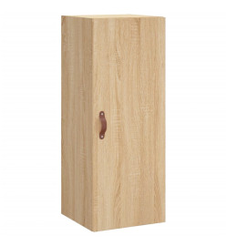 Buffet haut Chêne sonoma 34,5x34x180 cm Bois d'ingénierie