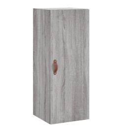 Armoire murale sonoma gris 34,5x34x90 cm