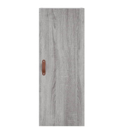 Armoire murale sonoma gris 34,5x34x90 cm