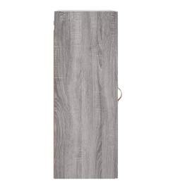 Armoire murale sonoma gris 34,5x34x90 cm