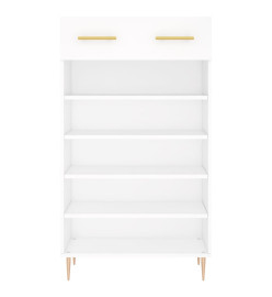 Armoire à chaussures blanc 60x35x105 cm bois d'ingénierie