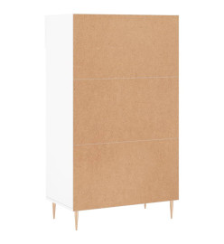 Armoire à chaussures blanc 60x35x105 cm bois d'ingénierie