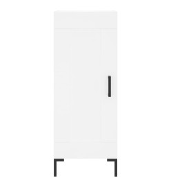 Buffet haut Blanc 34,5x34x180 cm Bois d'ingénierie