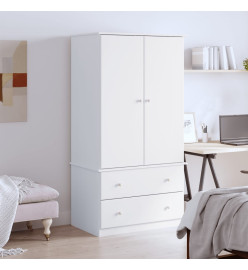 Garde-robe ALTA blanc 90x55x170 cm bois massif de pin