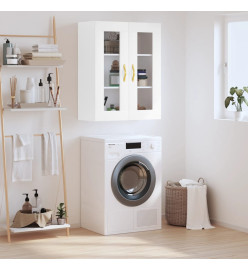 Armoire murale blanc 69,5x34x90 cm