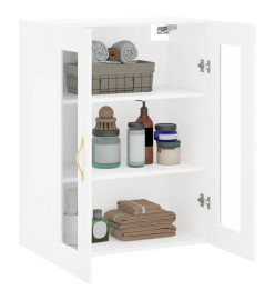 Armoire murale blanc 69,5x34x90 cm