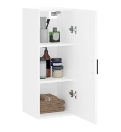 Armoire murale blanc 34,5x34x90 cm