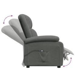 Fauteuil Gris foncé Tissu