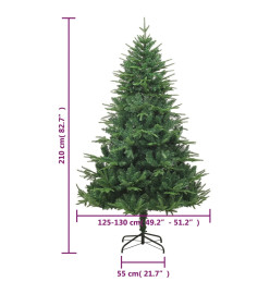 Sapin de Noël artificiel Vert 210 cm PVC et PE