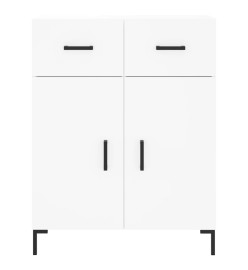 Buffet haut Blanc 69,5x34x180 cm Bois d'ingénierie