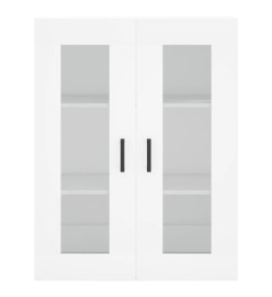 Armoire murale blanc 69,5x34x90 cm