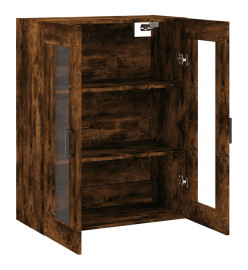 Armoire murale chêne fumé 69,5x34x90 cm