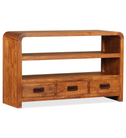 Meuble TV Bois d'acacia solide 90 x 30 x 55 cm