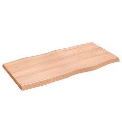 Dessus de table bois chêne massif traité bordure assortie