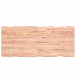 Dessus de table bois chêne massif traité bordure assortie