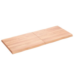 Dessus de table bois chêne massif traité bordure assortie