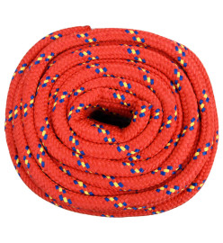 Corde de bateau Rouge 16 mm 100 m Polypropylène