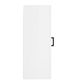 Armoire murale blanc brillant 34,5x34x90 cm