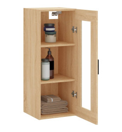 Armoire murale chêne sonoma 34,5x34x90 cm