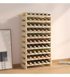 Casier à vin 65x29x112 cm Bois de pin massif
