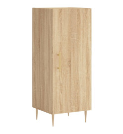 Buffet haut Chêne sonoma 34,5x34x180 cm Bois d'ingénierie