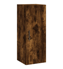 Armoire murale chêne fumé 34,5x34x90 cm