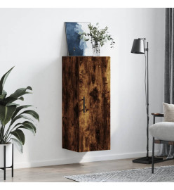 Armoire murale chêne fumé 34,5x34x90 cm